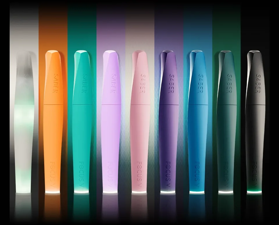 SABER in nine colours